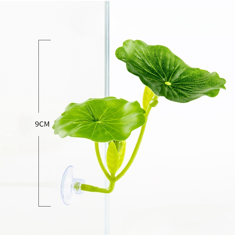 Aquarium Planted Tree - Hamac artificiel en forme de feuille
