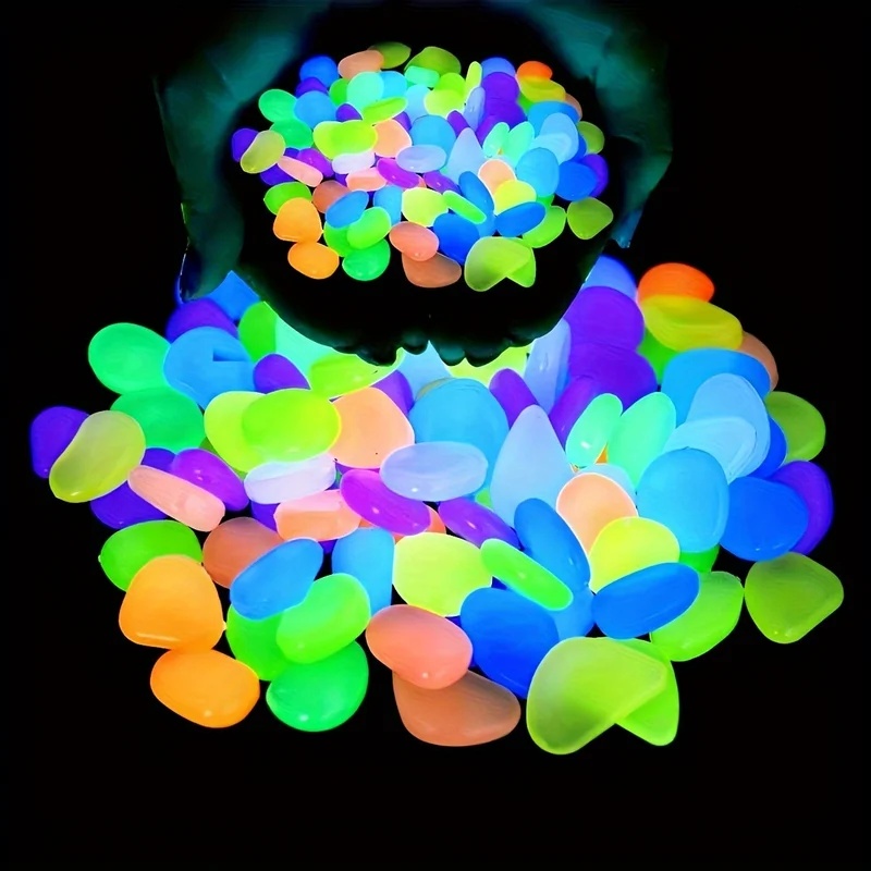 Aquarium Plant In Pot - Galets lumineux qui brillent dans la