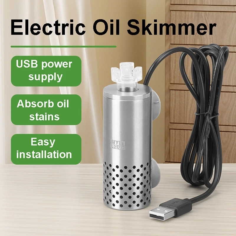 Planted Aquarium Tools - Filtre USB en acier inoxydable pour