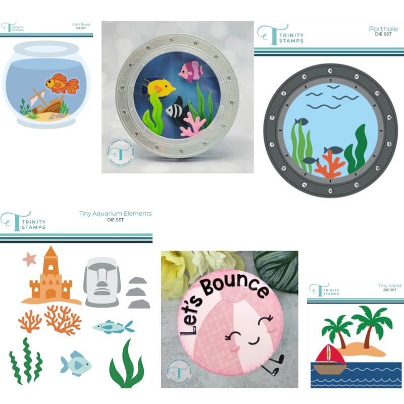 Aquarium Planted Tree - Stencils de découpe en métal 'Starring