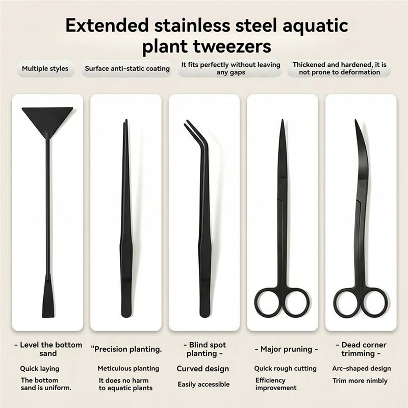 TFORU-Long Ensemble d'outils d - Aquarium Planted Sand avis et prix