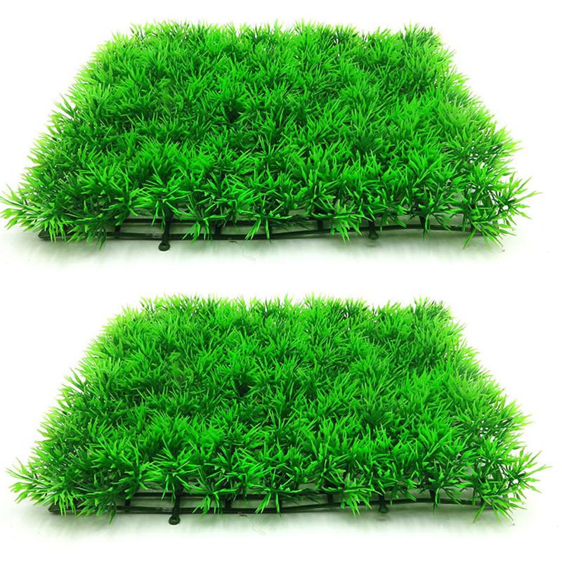 Plante d'herbe verte artificie - Planted Aquarium Materials avis et prix