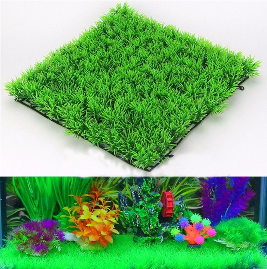 Plante d'herbe verte artificie - Planted Aquarium Materials avis et prix