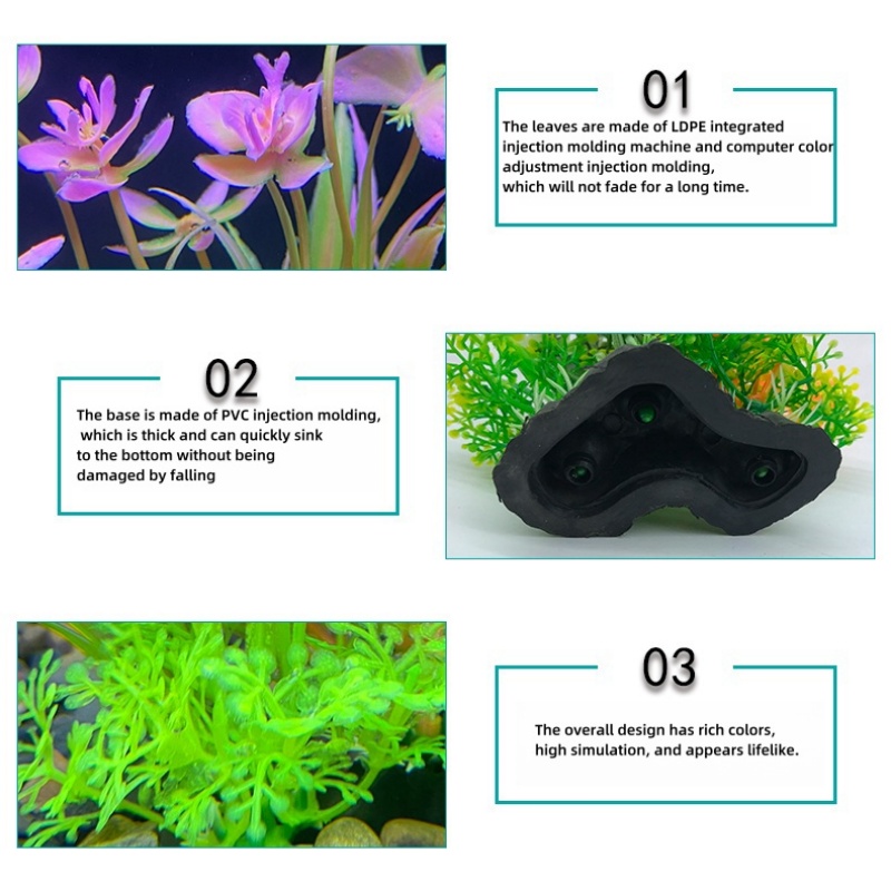 Ensemble de décoration d'aquar - Planted Aquarium Materials avis et prix