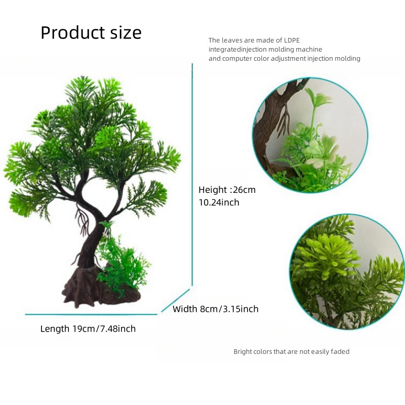 Décor d'aquarium Élbricolage,  - Aquarium Planted Tree avis et prix