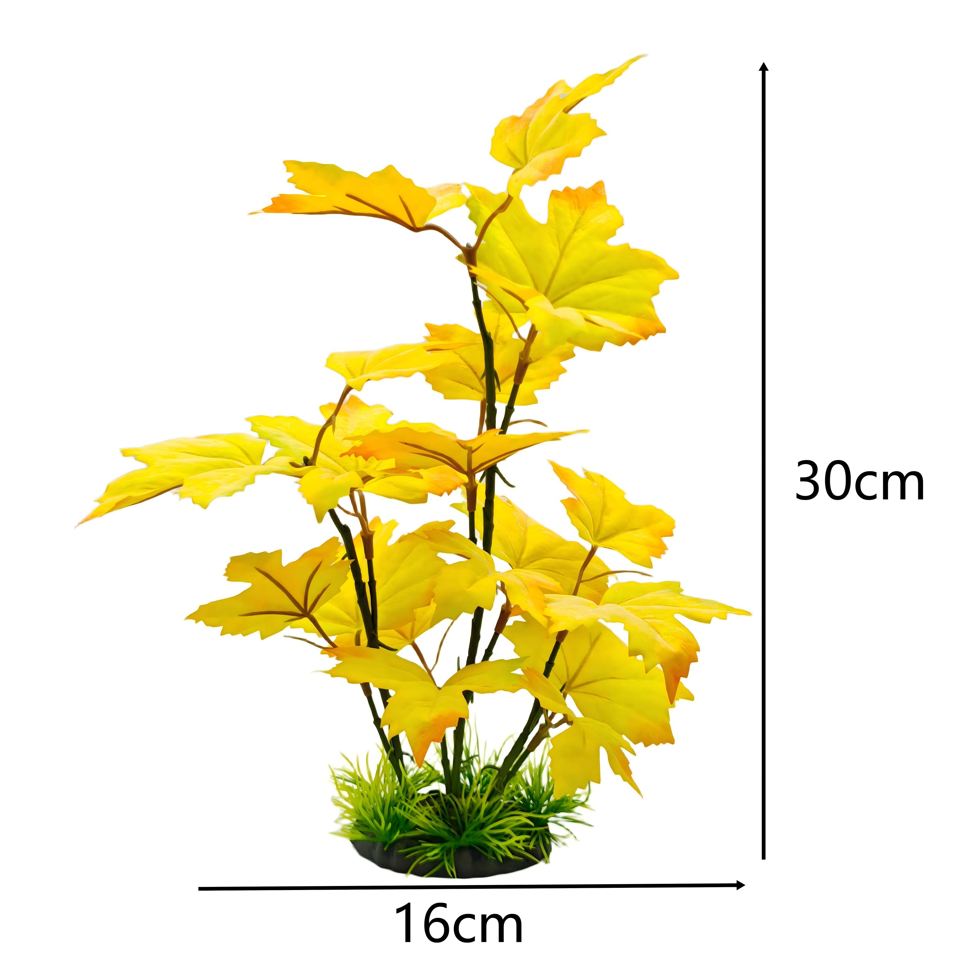 Feuilles artificielles 30 cm p - Planted Aquarium Yellow Water avis et prix