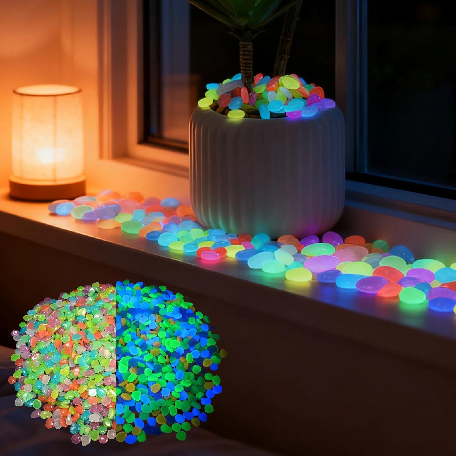 Pierres lumineuses en résine p - Aquarium Plant In Pot avis et prix