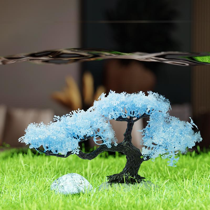 Plantes aquatiques artificiell - Aquarium Planted Tree avis et prix